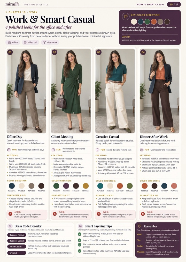 Sample page 10: Work & Smart Casual